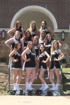 Bigelow Panthers Co-ed Varsity Cheer Fall 17-18 team photo.