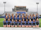 Rogers Mountaineers Co-ed Varsity Cheer Fall 17-18 team photo.