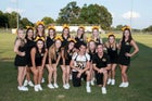 Hackett Hornets Co-ed Varsity Cheer Fall 17-18 team photo.