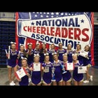 Ozark Hillbillies Co-ed Varsity Cheer Fall 17-18 team photo.