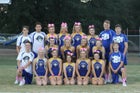 Cedarville Pirates Co-ed Varsity Cheer Fall 17-18 team photo.
