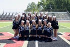 Jonesboro Hurricane Co-ed Varsity Cheer Fall 17-18 team photo.