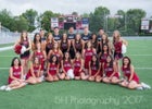 Springdale Bulldogs Co-ed Varsity Cheer Fall 17-18 team photo.