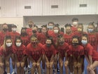 Pea Ridge Blackhawks Co-ed Varsity Cheer Fall 20-21 team photo.