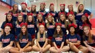 Union Academy Cardinals Co-ed Varsity Cheer Fall 20-21 team photo.