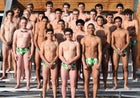 Albuquerque Bulldogs Boys Varsity Swimming Winter 17-18 team photo.