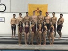 Valencia Jaguars Boys Varsity Swimming Winter 17-18 team photo.