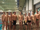 Cibola Cougars Boys Varsity Swimming Winter 17-18 team photo.