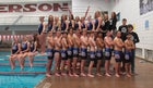 Arkadelphia Badgers Boys Varsity Swimming Winter 17-18 team photo.