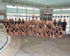 West Panthers Boys Varsity Swimming Winter 17-18 team photo.