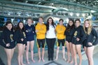Oak Grove Classical Academy Owls Girls Varsity Swimming Winter 19-20 team photo.