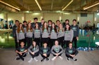 Hope Christian Huskies Girls Varsity Swimming Winter 19-20 team photo.