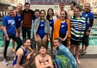 Bosque Bobcats Girls Varsity Swimming Winter 19-20 team photo.
