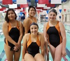 Gallup Bengals Girls Varsity Swimming Winter 19-20 team photo.