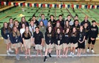 St. Pius X Sartans Girls Varsity Swimming Winter 19-20 team photo.