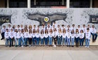 Eldorado Eagles Girls Varsity Swimming Winter 19-20 team photo.
