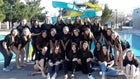 Volcano Vista Hawks Girls Varsity Swimming Winter 19-20 team photo.