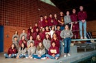 Valley Vikings Girls Varsity Swimming Winter 19-20 team photo.