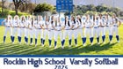 Rocklin Thunder Girls Varsity Softball Spring 25-26 team photo.