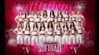 E.D. White Cardinals Girls Varsity Softball Spring 25-26 team photo.