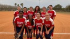 All Saints' Academy Saints Girls Varsity Softball Spring 25-26 team photo.