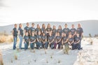 Alamogordo Tigers Girls Varsity Swimming Winter 16-17 team photo.