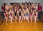 Sandia Prep Sundevils Girls Varsity Swimming Winter 16-17 team photo.