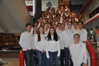 La Cueva Bears Girls Varsity Swimming Winter 16-17 team photo.