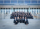 Hobbs Eagles Girls Varsity Swimming Winter 16-17 team photo.