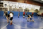 Corvallis Blue Devils Boys Varsity Wrestling Winter 17-18 team photo.