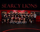 Searcy Lions Boys Varsity Wrestling Winter 17-18 team photo.