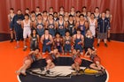 Rogers Heritage War Eagles Boys Varsity Wrestling Winter 17-18 team photo.