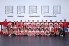 Roswell Coyotes Boys Varsity Wrestling Winter 17-18 team photo.