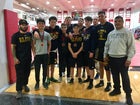 St. Pius X Sartans Boys Varsity Wrestling Winter 17-18 team photo.