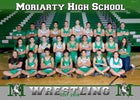 Moriarty Pintos Boys Varsity Wrestling Winter 17-18 team photo.
