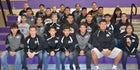 Kirtland Central Broncos Boys Varsity Wrestling Winter 17-18 team photo.