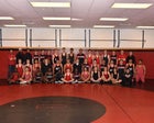 West Panthers Boys Varsity Wrestling Winter 17-18 team photo.
