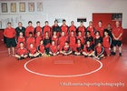 Albuquerque Academy Chargers Boys Varsity Wrestling Winter 17-18 team photo.