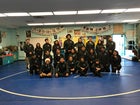 Carson Colts Boys Varsity Wrestling Winter 17-18 team photo.