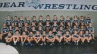 La Cueva Bears Boys Varsity Wrestling Winter 17-18 team photo.