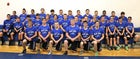 Marshfield Bluejays Boys Varsity Wrestling Winter 17-18 team photo.