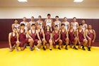 Gadsden Panthers Boys Varsity Wrestling Winter 17-18 team photo.
