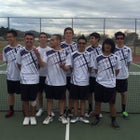 Manzano Monarchs Boys Varsity Tennis Spring 15-16 team photo.