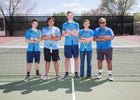 Sandia Prep Sundevils Boys Varsity Tennis Spring 15-16 team photo.