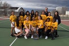 Highland Hornets Girls Varsity Tennis Spring 16-17 team photo.