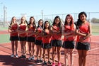 Roswell Coyotes Girls Varsity Tennis Spring 16-17 team photo.