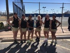 Hobbs Eagles Girls Varsity Tennis Spring 16-17 team photo.