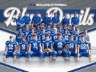 Beallsville Blue Devils Boys Varsity Football Fall 24-25 team photo.