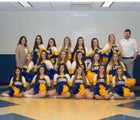 Lisbon Central Golden Knights Co-ed Varsity Cheer Winter 16-17 team photo.