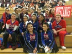 West Mesa Mustangs Co-ed Varsity Cheer Winter 16-17 team photo.
